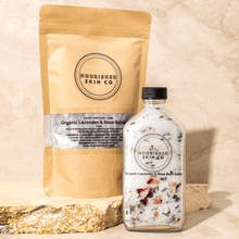 Load image into Gallery viewer, Organic Lavender & Rose Bath Salts Combo